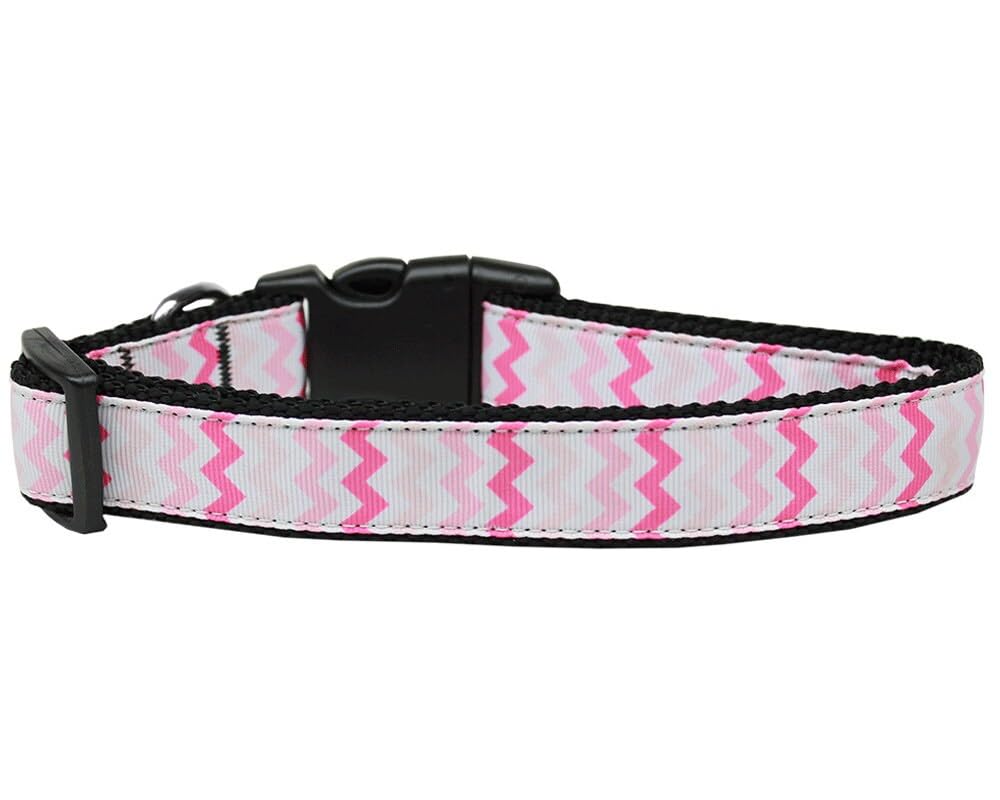 Mirage Pet Products 125-255 SM Sweet Chevrons Nylon Dog Collar, Small