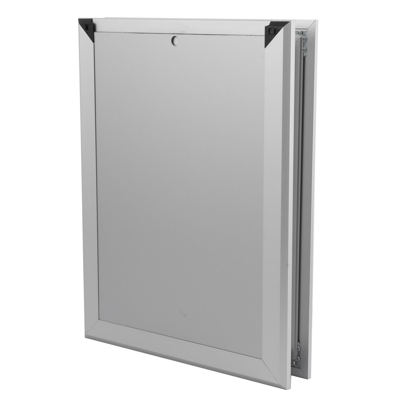 Mstge Large Dog Door - Weatherproof Aluminum Frame, Automatic Closing, 13x18 inches, for Dogs up to 120LBS, Black Heavy-Duty Doggy Door
