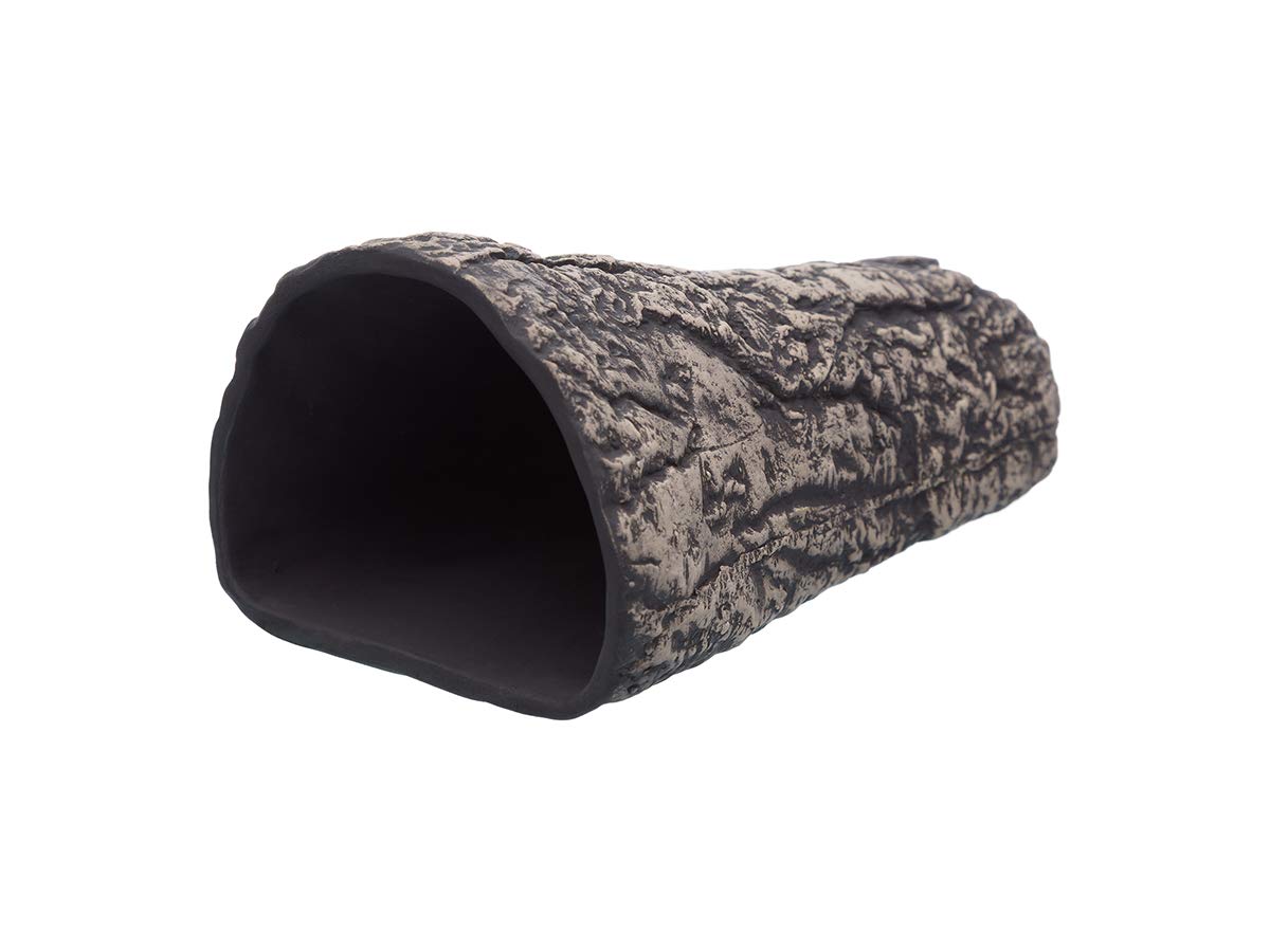 Plecoceramics Pleco Cave Cone Breeding Ceramic Decorations Fish Tank Aquarium (Gray)
