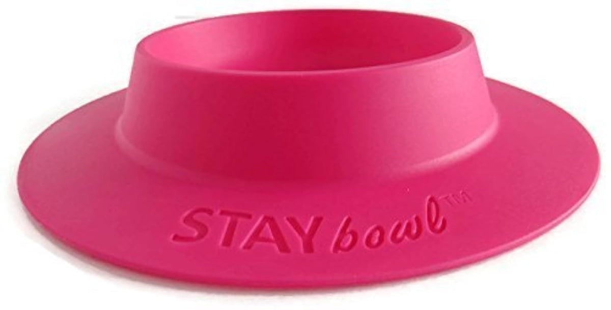 Staybowl Tip-Proof Bowl For Guinea Pigs And Other Small Pets - Fuchsia (Pink) - Large 3/4 Cup Size New