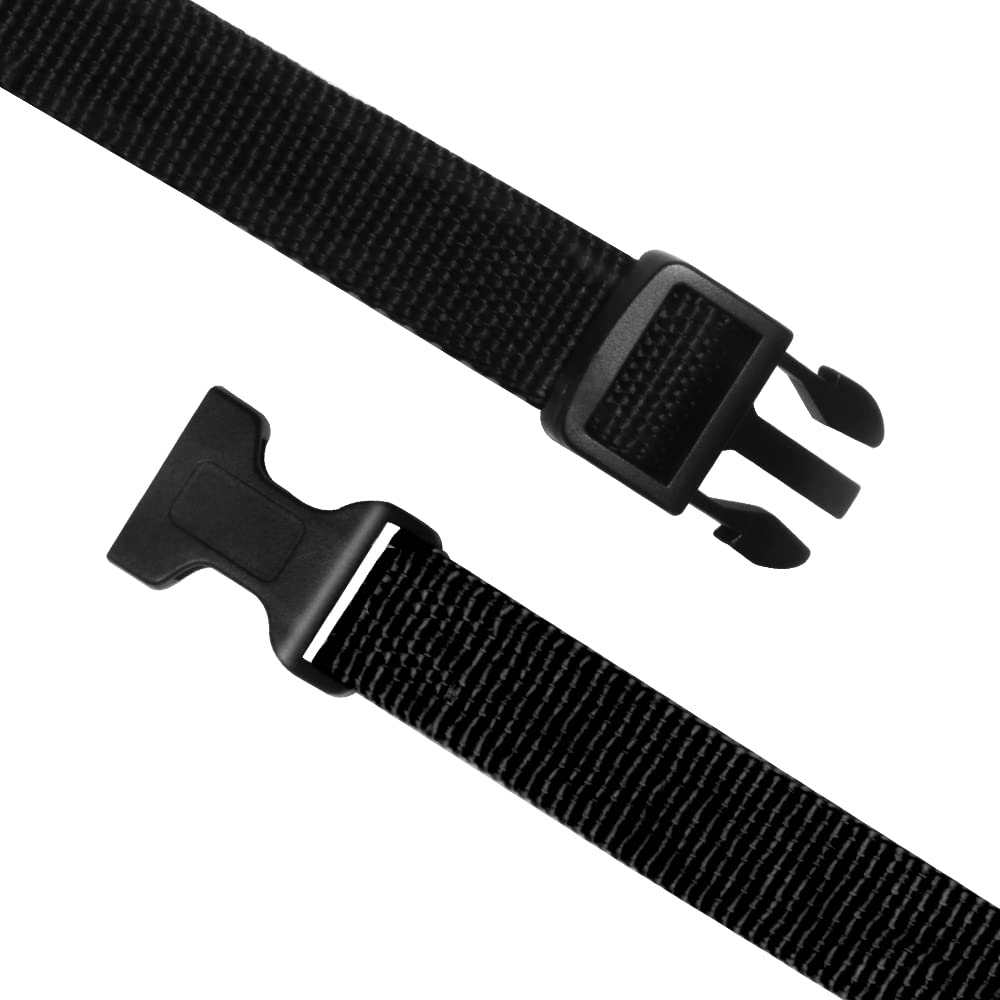 Petjoy Reflective Nylon Dog Collars, Replacement Collar For Shock Collar, Adjustable Classic Dog Collar Strap For Small Medium L