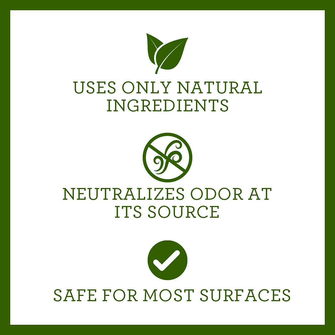 Trinova Natural Pet Stain And Odor Remover Eliminator - Advanced Enzyme Cleaner Spray - Remove Old & New Pet Stains & Smells For Dogs & Cats - All-Surface Safe - 32 Oz