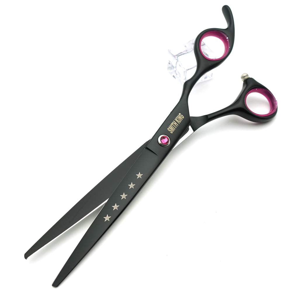 7.0 Inches Professional Dog Grooming Scissors Set Straight & Thinning & Curved & Chunkers 4Pcs In 1 Set (With Comb)