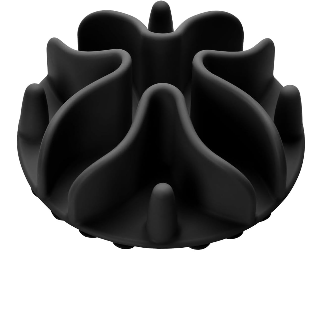 Slow Feeder Dog Bowls Insert, Silicone Slow Feeder Bowl With Strong Suction Cups Perfect For Stainless Steel Glass Ceramic Dog B