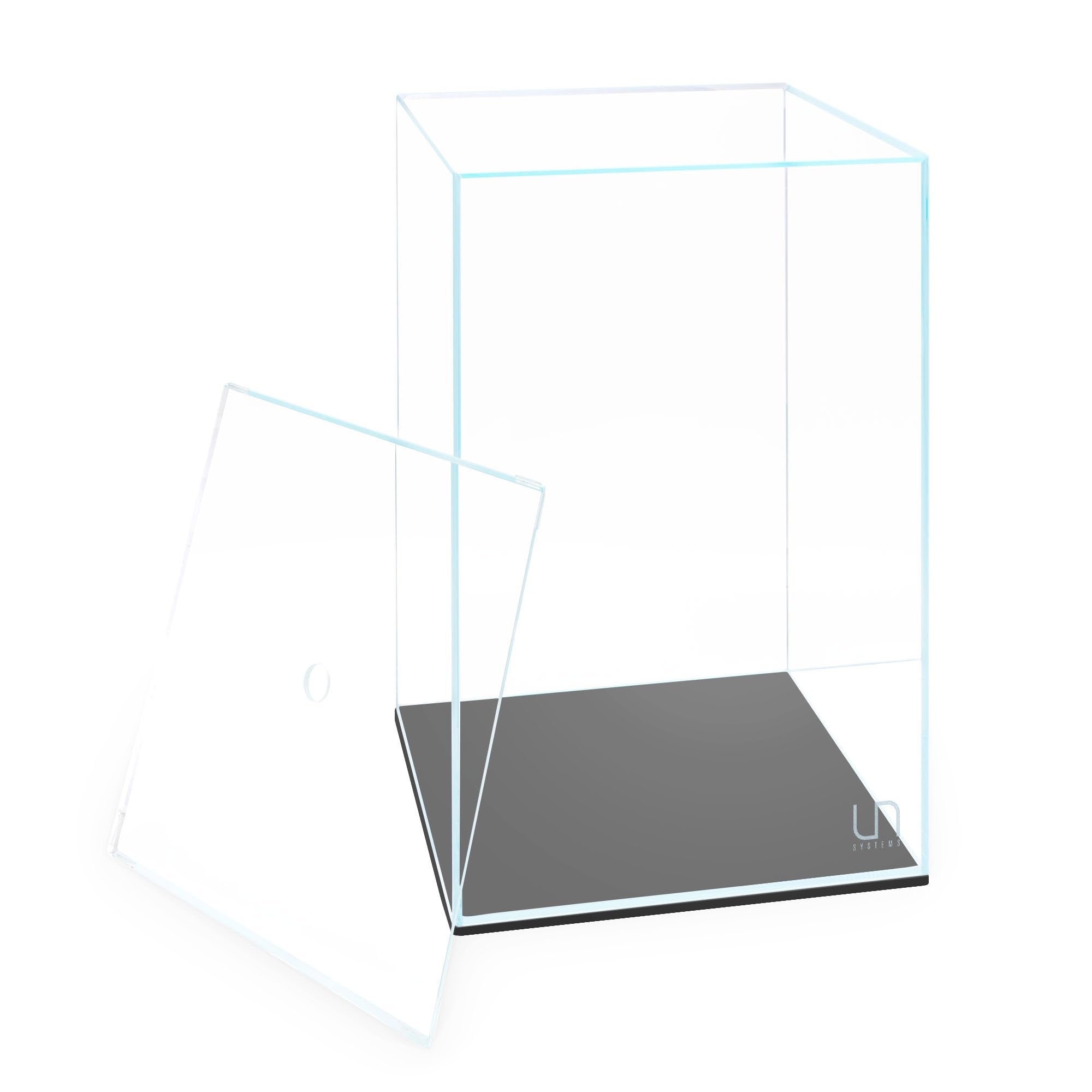 Ultum Nature Systems Prism Rimless Aquarium - Low Iron Glass, Cube With Mitered Lid, Tall Fish Tank, Multi-Purpose Vertical Nano