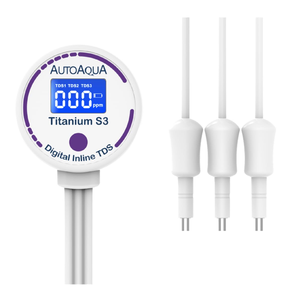 Autoaqua Titanium S3 Digital Inline Tds Meter