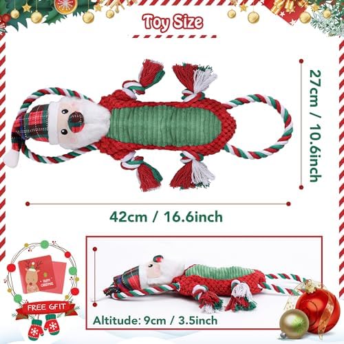 Newget Plush Stuffed Animals With Squeaker For Aggressive Chewers - Cute Squeak Toys For Large, Medium, Small Dogs - Interactive