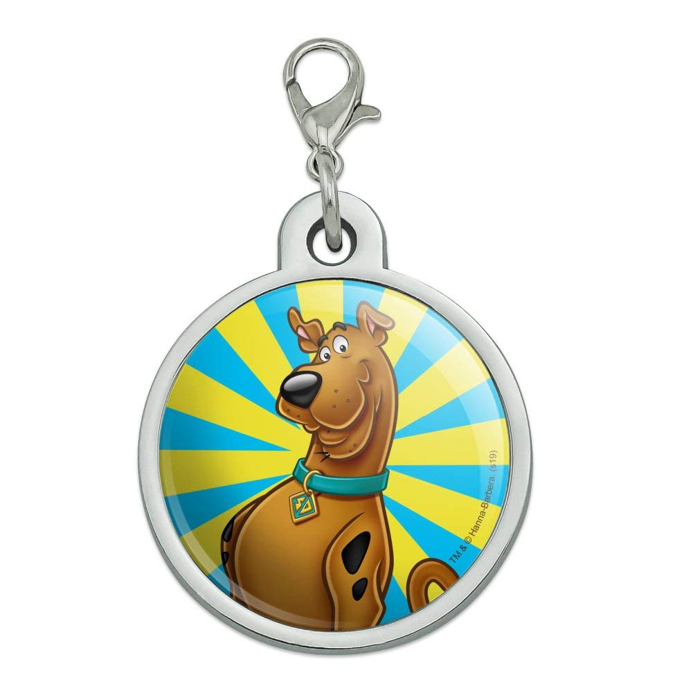 Graphics & More Scooby-Doo Character Chrome Plated Metal Pet Dog Cat Id Tag