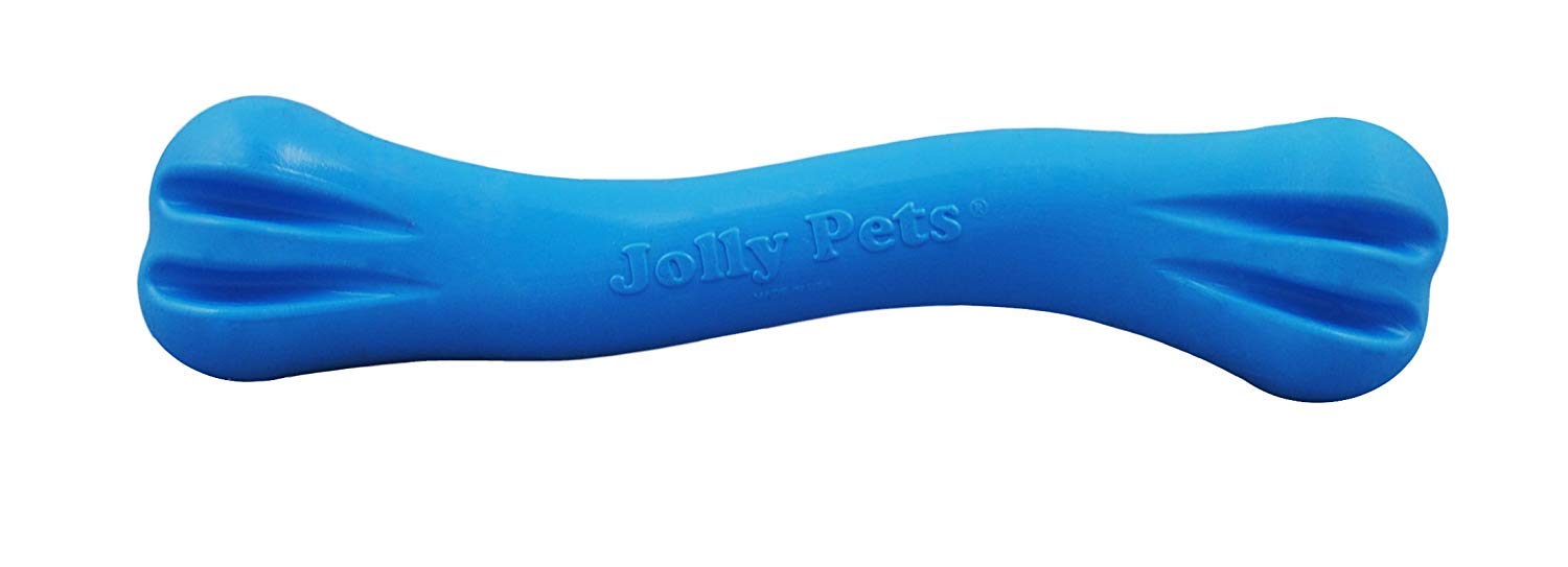 Jolly Pets 3 Pack Of Jolly Bones, Blue, Large 8-Inch
