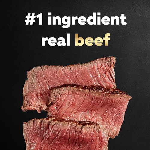 Cesar Wet Dog Food Classic Loaf in Sauce Filet Mignon and Porterhouse Steak Flavors Variety Pack, 3.5 oz. Easy Peel Trays (12 Co