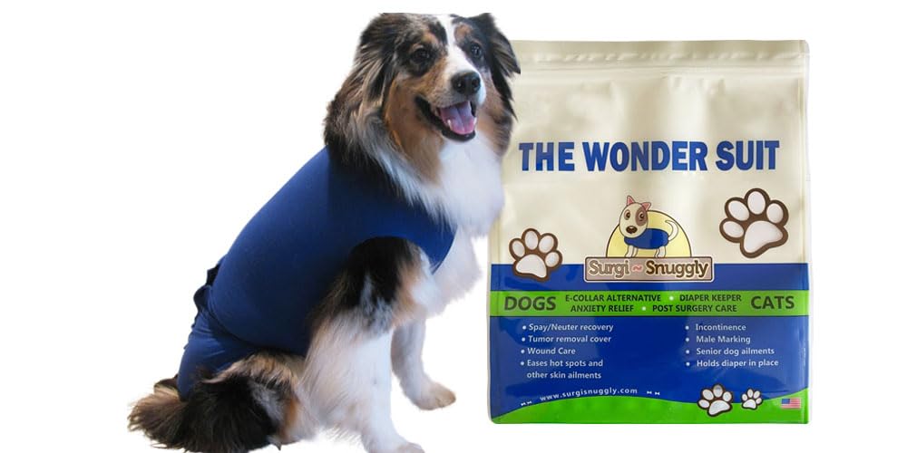 SurgiSnuggly Dog Suspenders for Diapers Female OR Male Disposable Dogggie Diapers Keeper Its A Dog Diaper Holder- Wrap Around L