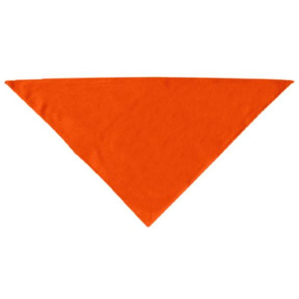 Mirage Pet Products Plain Bandana, Large, Orange
