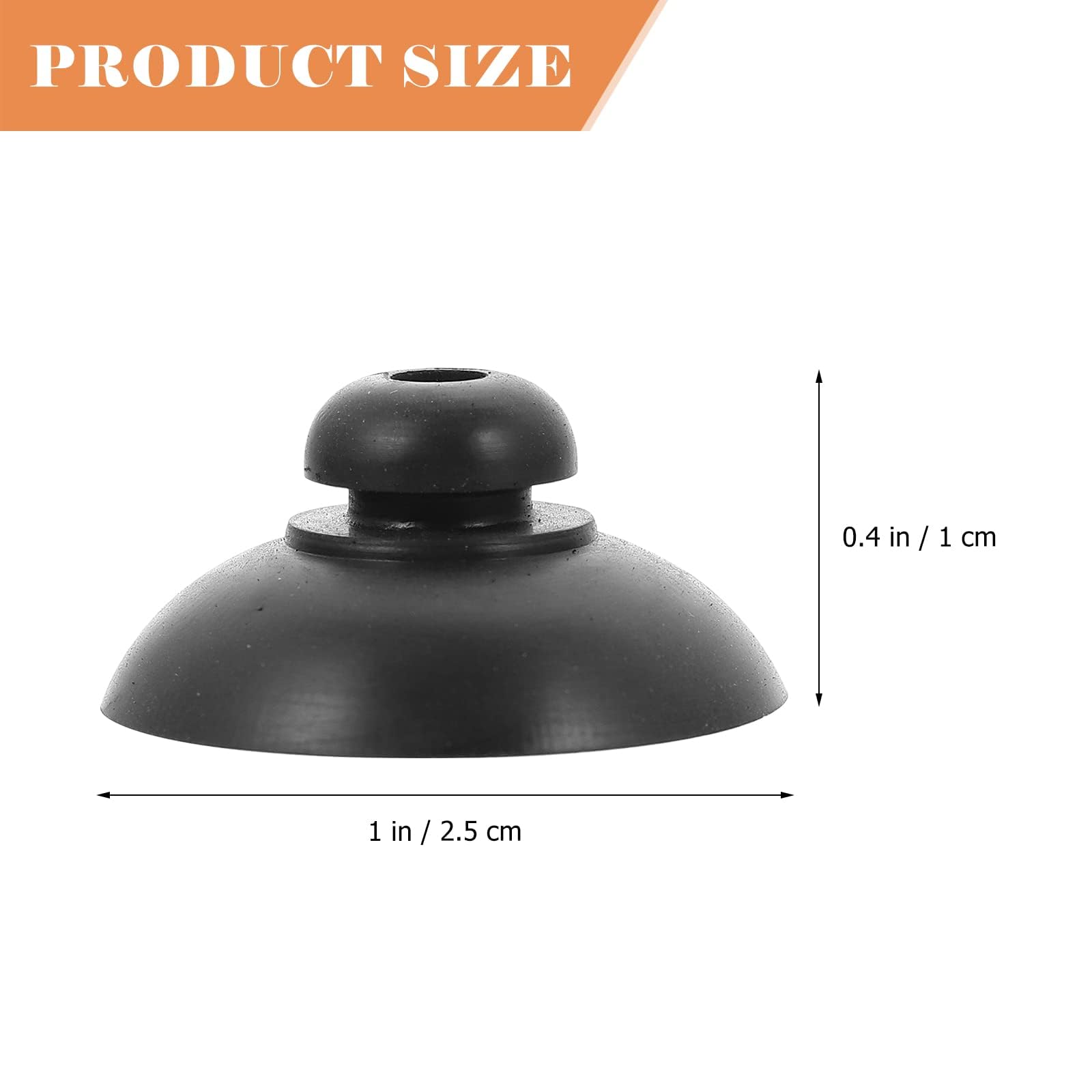 Luozzy 20Pcs Aquarium Suction Cup Clips 25Mm Black Sucker Clip Holder Clamp Fish Tank Accessories Filter Air For Fish Tank Aeration Setup, Black