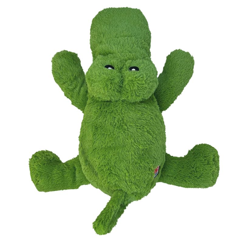 Kong Cozie Jumbo Ali The Aligator - Xl Sized Plush Dog Toy For Large And X-Large Breeds