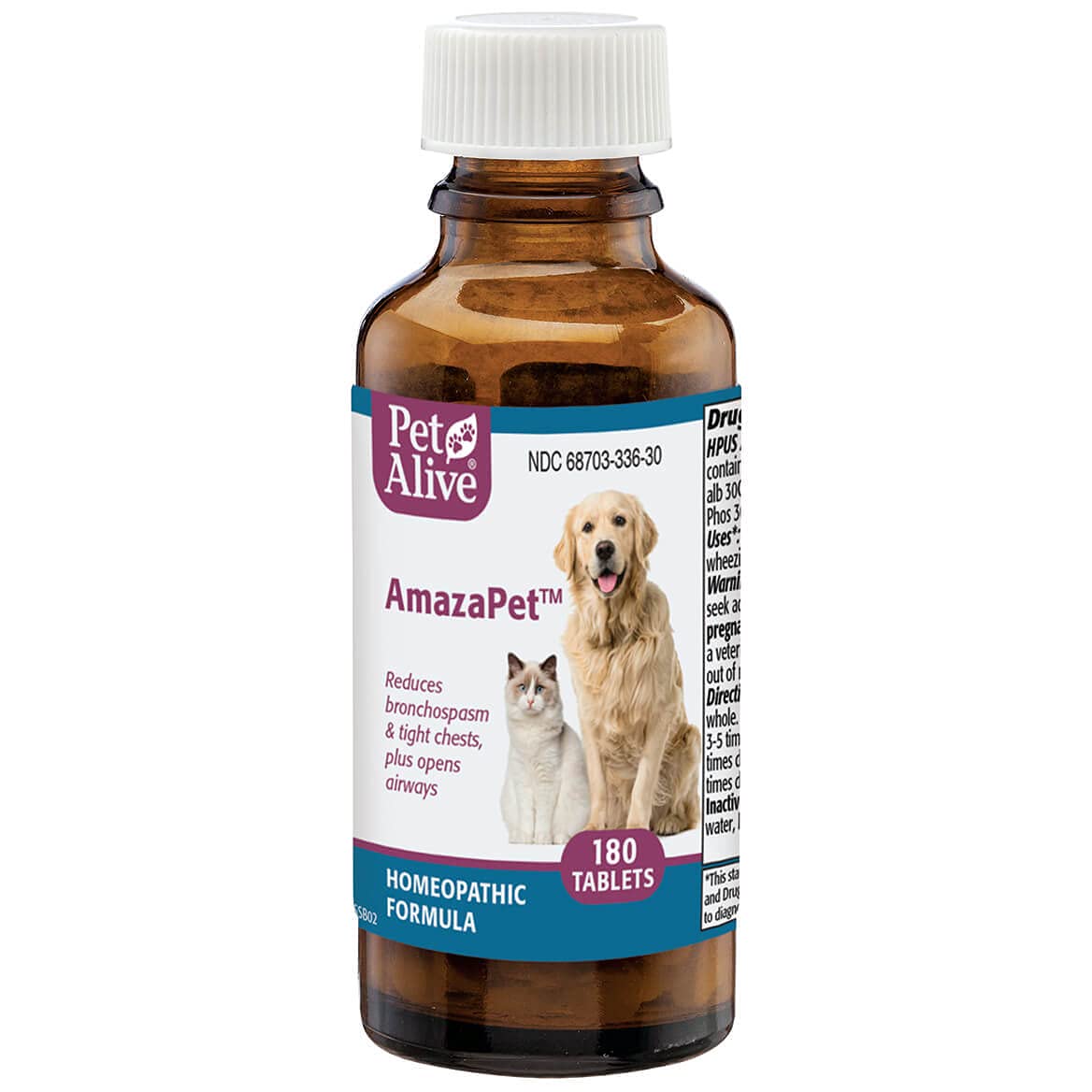 Petalive Breathe Easy Combopack For Pets - For Relief Of Wheezing, Chest Discomfort, Colds And Respiratory Irritation