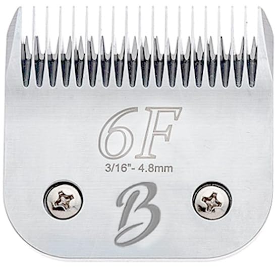 Bucchelli Detachable A Series 6F Blade Dog Grooming Cuts Length 3/16'' - 4.8Mm Japanese High Carbon Steel Dog Grooming Blade Sup