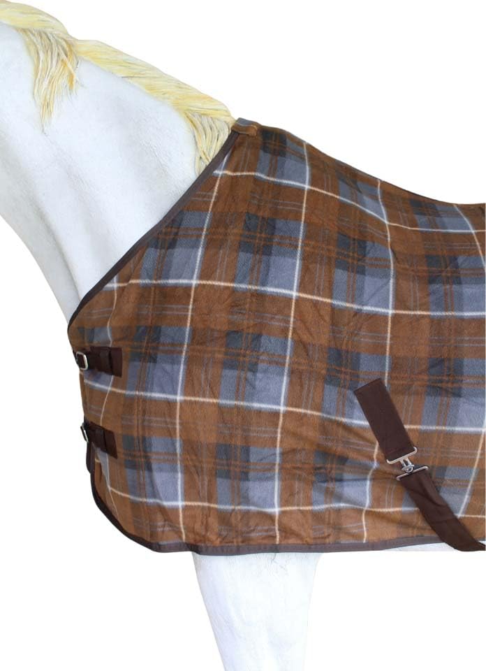Challenger 72'' Horse Polar Fleece Cooler Exercise Blanket Wicks Moisture Winter Liner 43Ee12