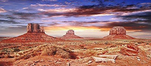 Bannersnstands Reptile Habitat, Terrarium Background, Cool Desert Sky - (18''X48'')