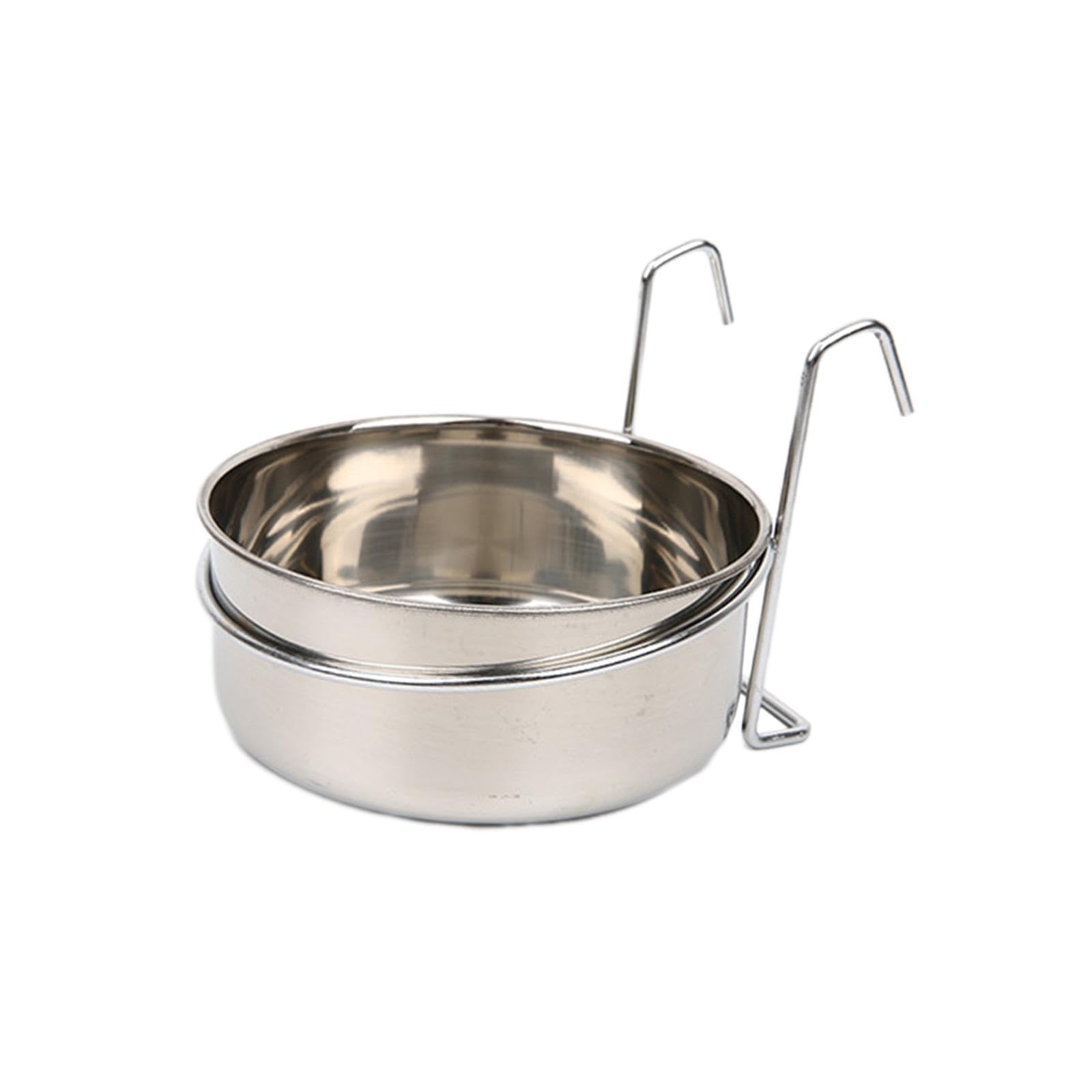 Ecomistiq Stainless Steel Dogs Bowl Practical For Small And Medium Dog Cage Puppy Diameter 16Cm| Dishes Feeders & Fountains| Sup