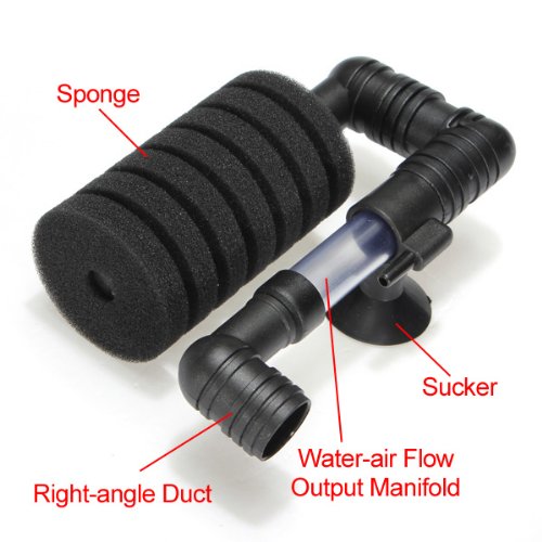 Aquapapa 4X Bio Sponge Filter For Betta Fry Aquarium Fish Tank Up To 15 Gal