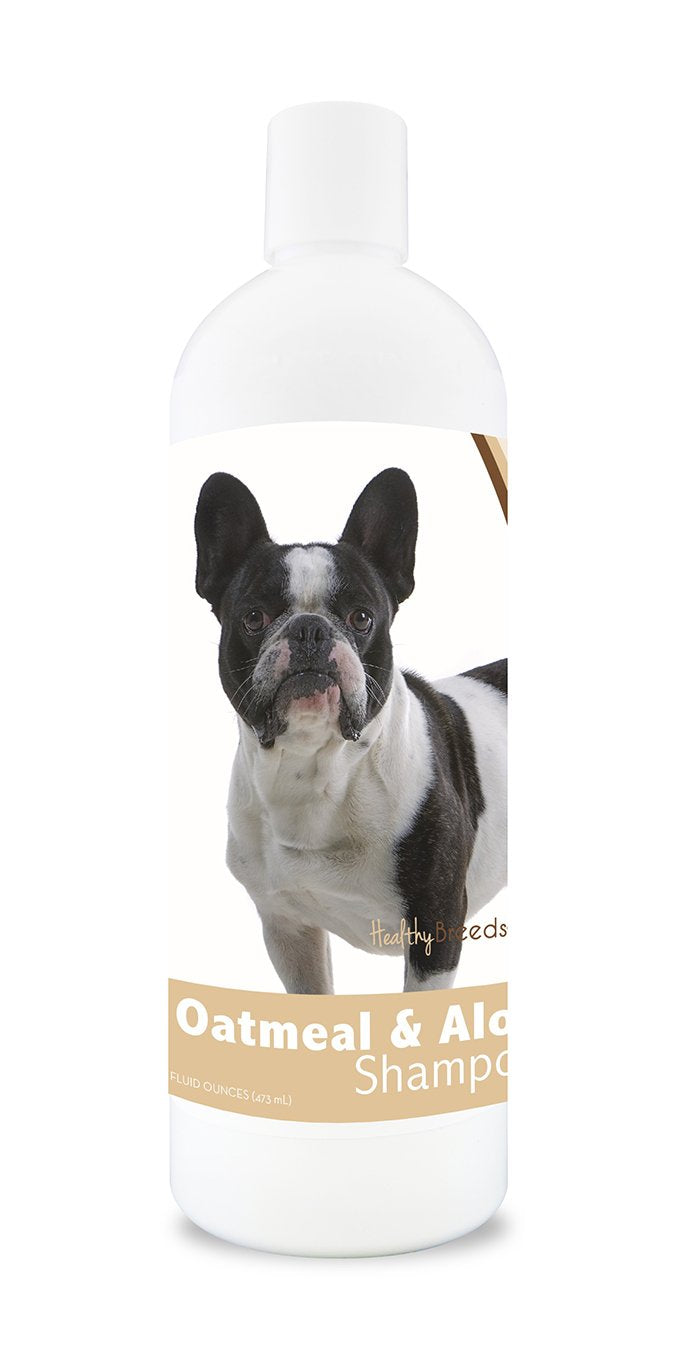 Healthy Breeds French Bulldog Oatmeal Shampoo With Aloe 16 Oz