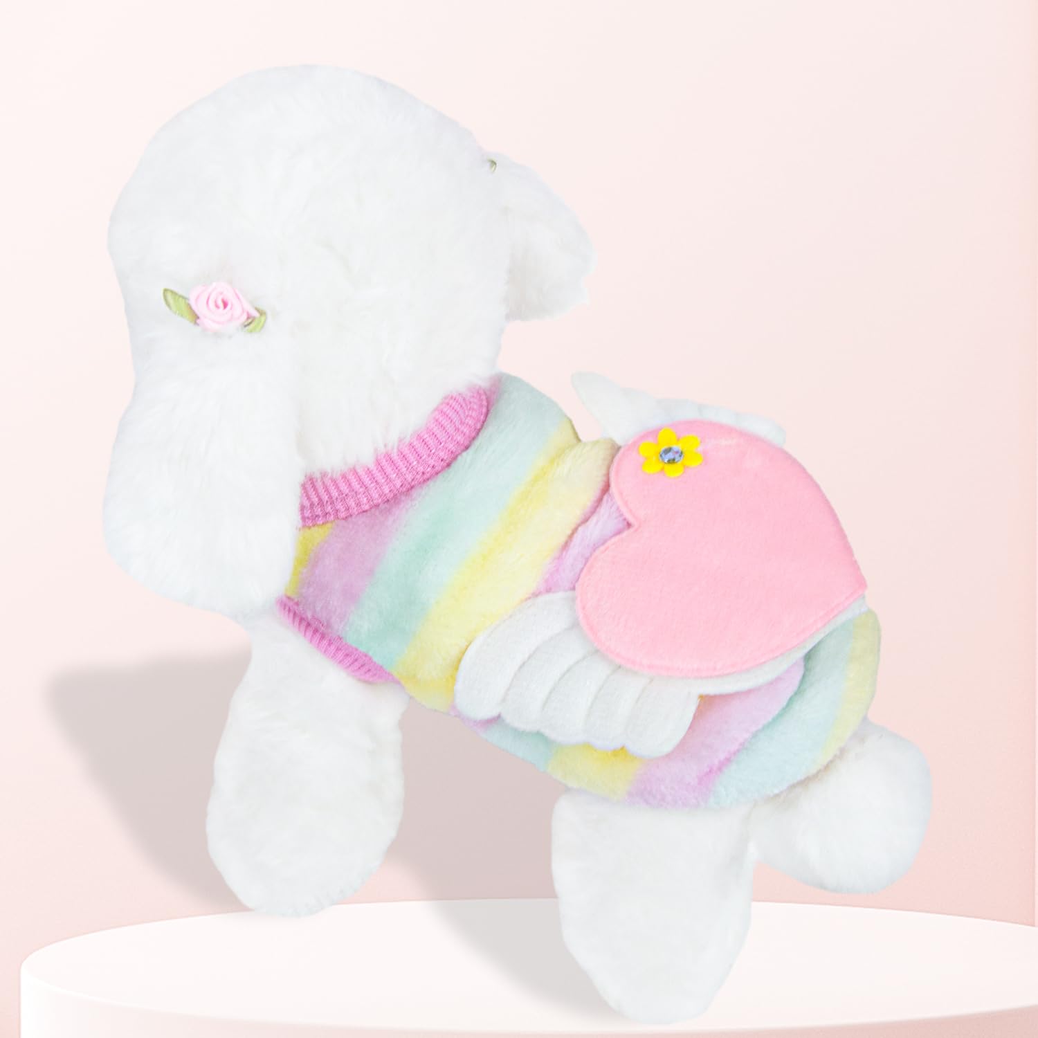 2 Pack Teacup Clothes Warm Soft Fleece Extra Small Dog Sweaters For Puppy Chihuahua Yorkies Girl Fall Winter Cute Sweater Pet Cl