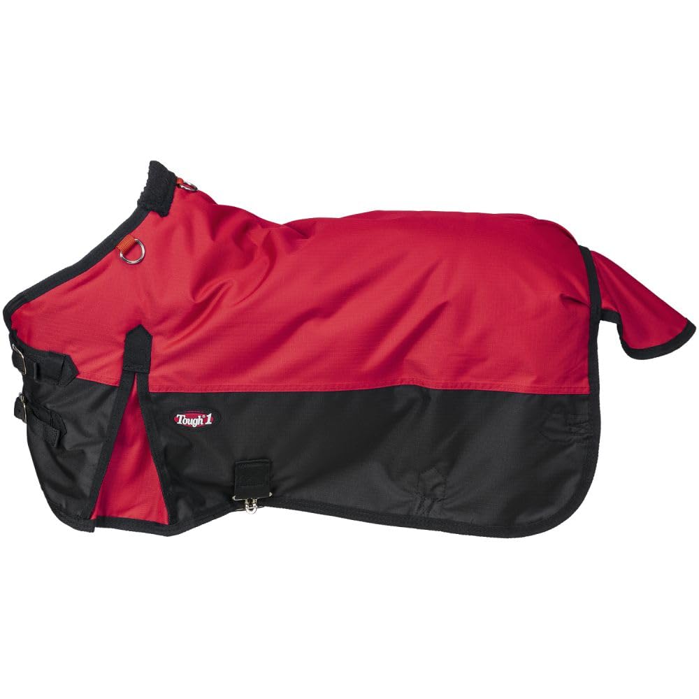 Tough 1 600D Waterproof Poly Miniature Turnout Blanket, Red, 42''