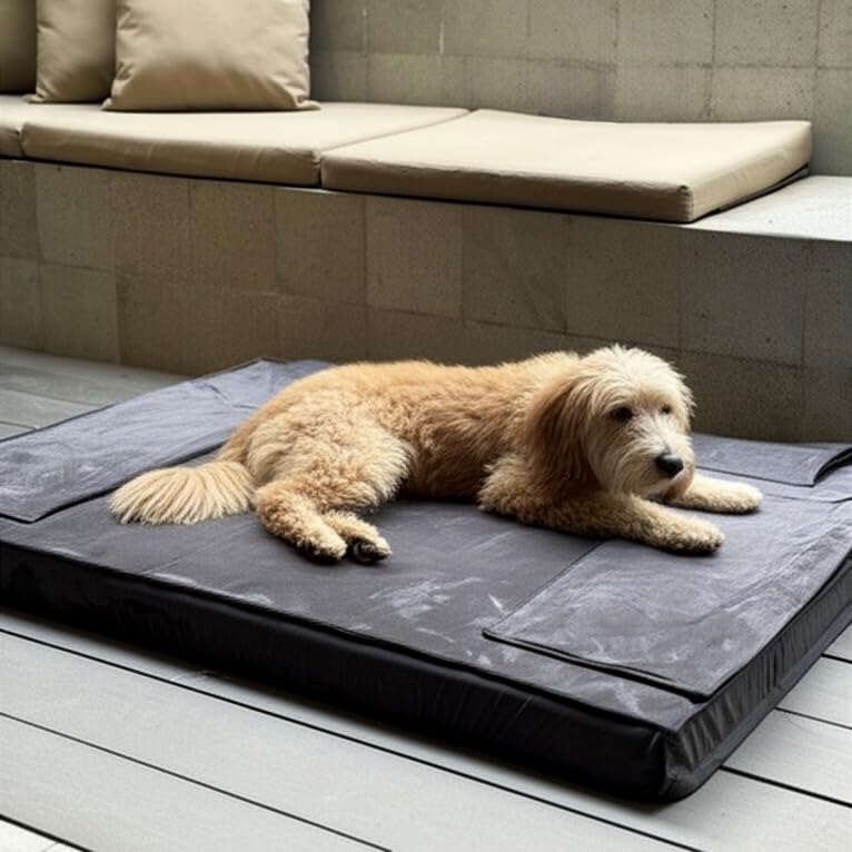 Orthopedic Memory Foam Dog Bed For Medium, Large & Xl Dogs, Washable Pet Bed For Crate, Cooling Dog Beds Ideal For Arthritic Dog