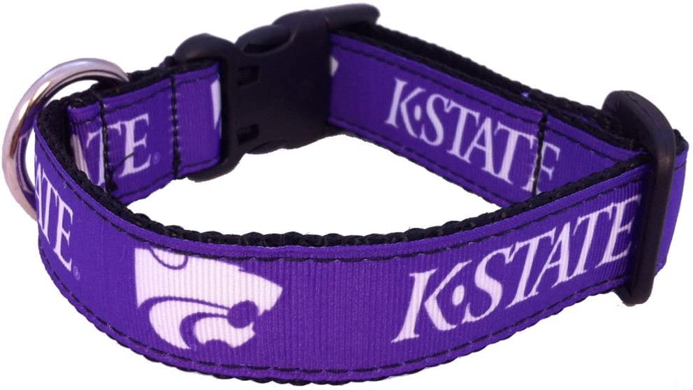 College Dog Collar (Large, Kansas State)