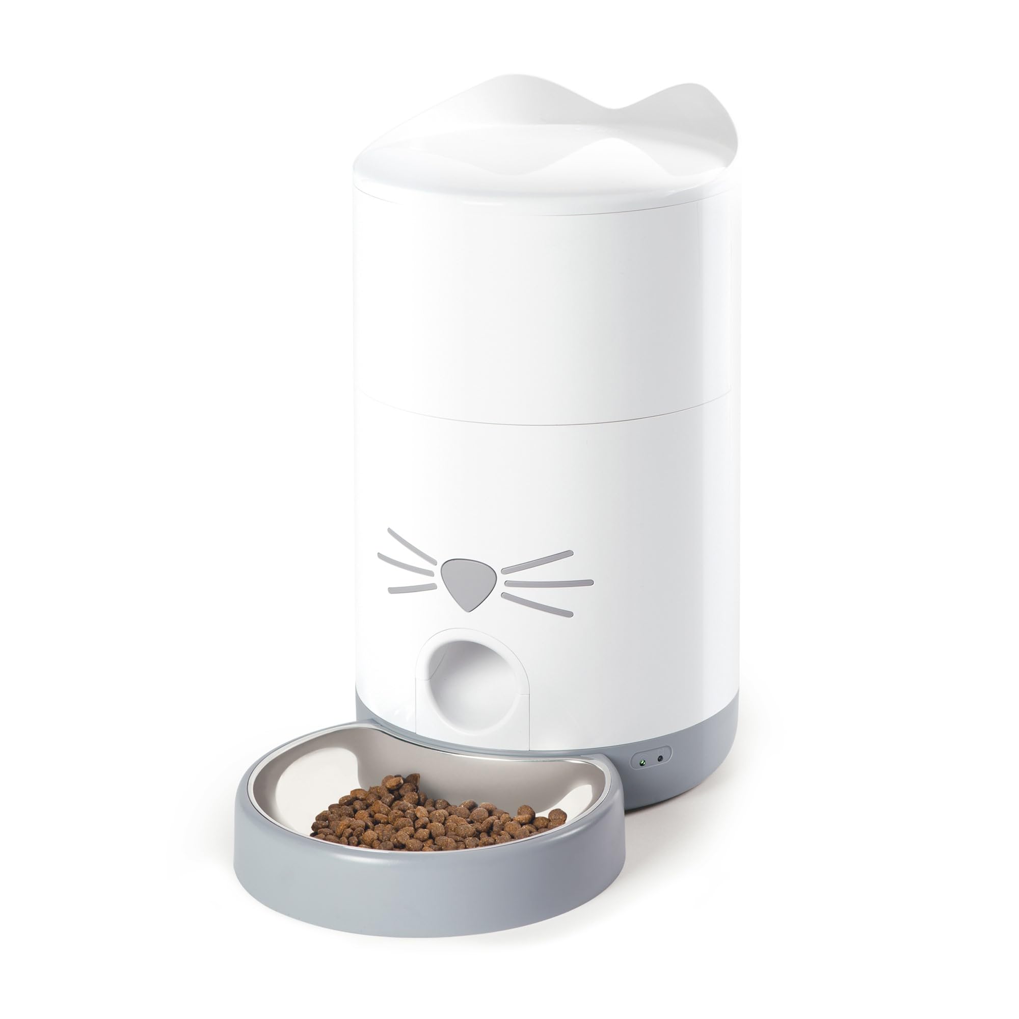 Catit - PIXI Smart Feeder - Automatic Cat Food Dispenser - Timed Pet Feeder for Cats with Dry Food Dispenser, Dessicant Bag, Por