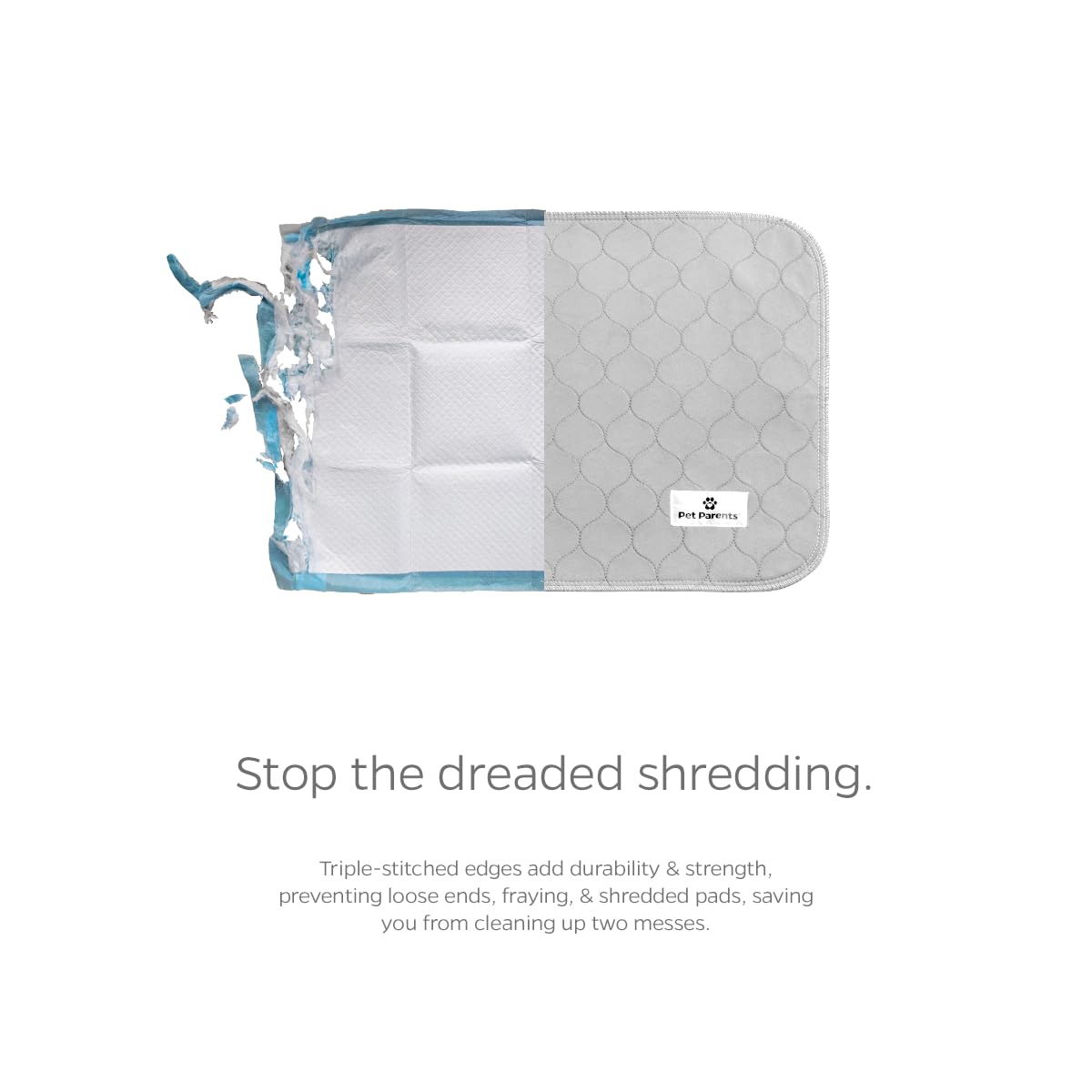 Pet Parents® Pawtect® Pads Washable Pee Pads For Dogs (2Pack) Of Premium Dog Pee Pads, Waterproof Puppy Pads & Reusable Dog Pads, Whelping Pads & Modern Pee Pads For Dogs (Tan/Grey, 34X36)