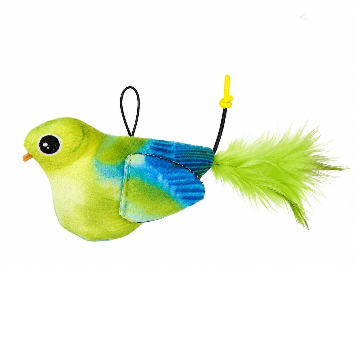 Petvogue Cat Toys For Persian Cat, Hanging Bird Retractable Teaser Toy Vivid Chirping, Interactive Simulation Toys For Indoor Ki
