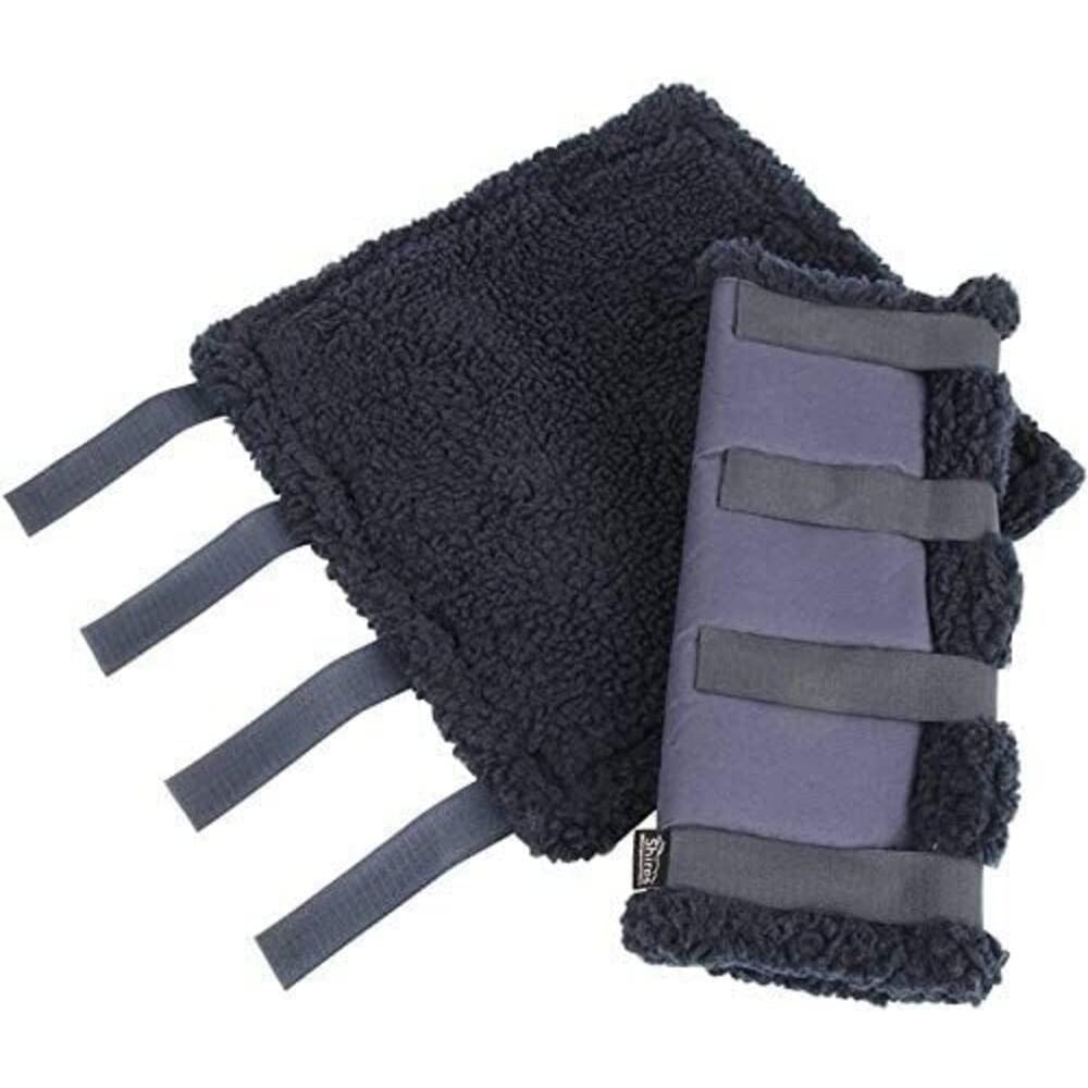 Shires Short Fleece Lined Travel Horse Boots (Cob)