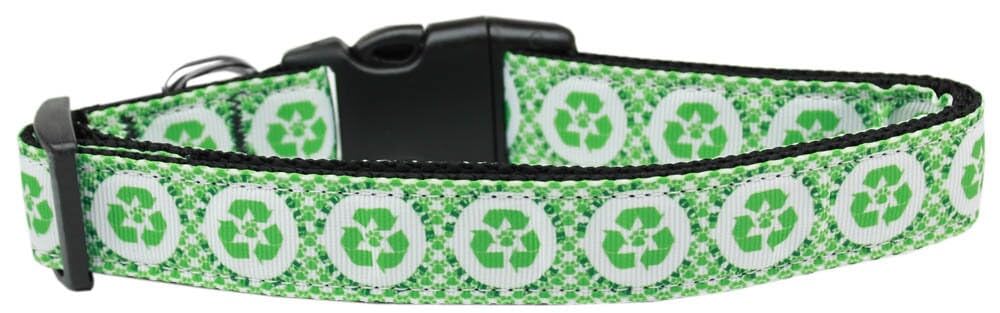 Pet Dog & Cat Nylon Collar or Leash, &quot;Reduce Paw Print&quot; MD Collar
