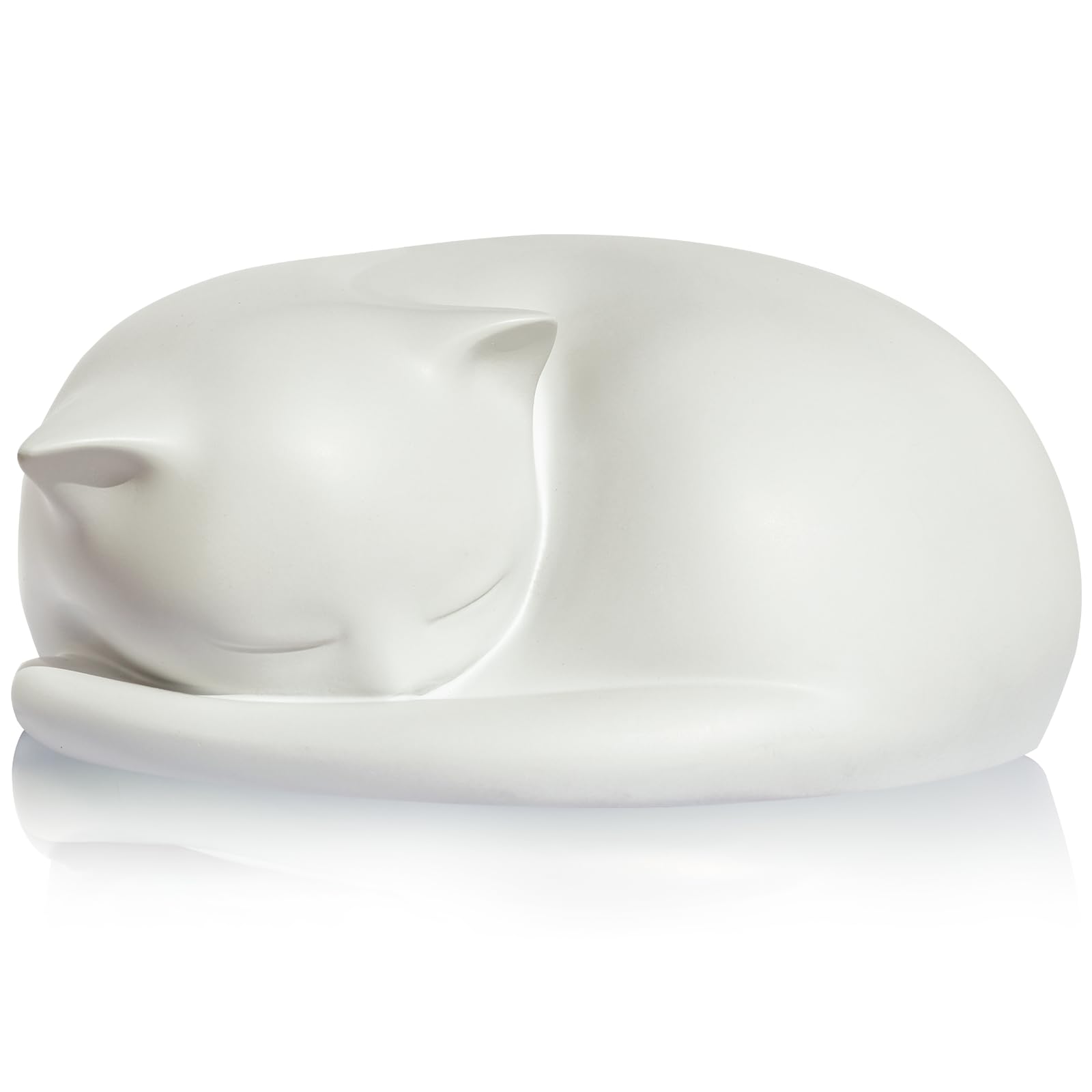 Fufyukey Cat Urn, Cat Urns For Ashes, Pet Urns For Cats, Sleeping Resin Cremation Cats Box For Ash, Pet Memorial Keepsake Funera