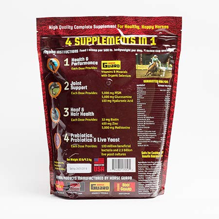 Horse Guard Trifecta 10 lb, 4 Equine Vitamin Minerals in 1 Complete Supplement