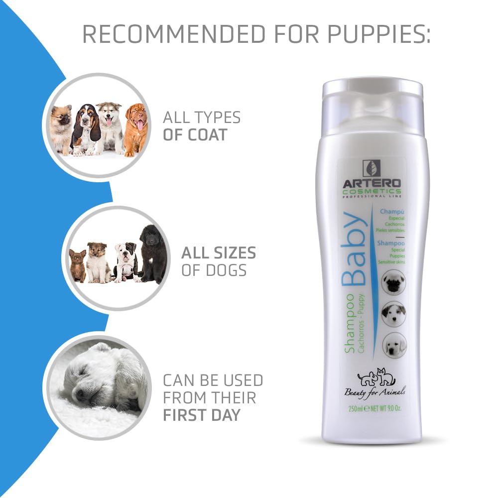 Artero Cosmetics Baby Dog Shampoo 9 Ounce