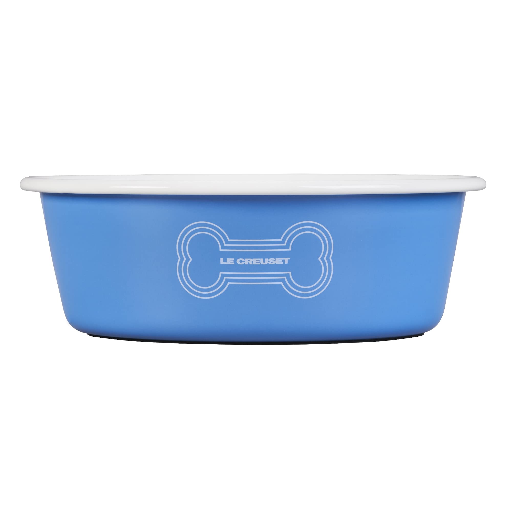 Le Creuset Enamel on Steel Large Dog Bowl, 6 Cups, Light Blue