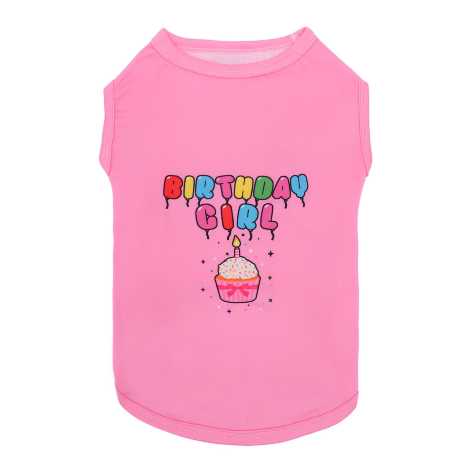 Cutebone Soft Dog Shirt Birthday Lightweight Small Puppy T-Shirts Pet Clothes Breathable Tee Vest Stretchy Outfit Cat Apparel Bx