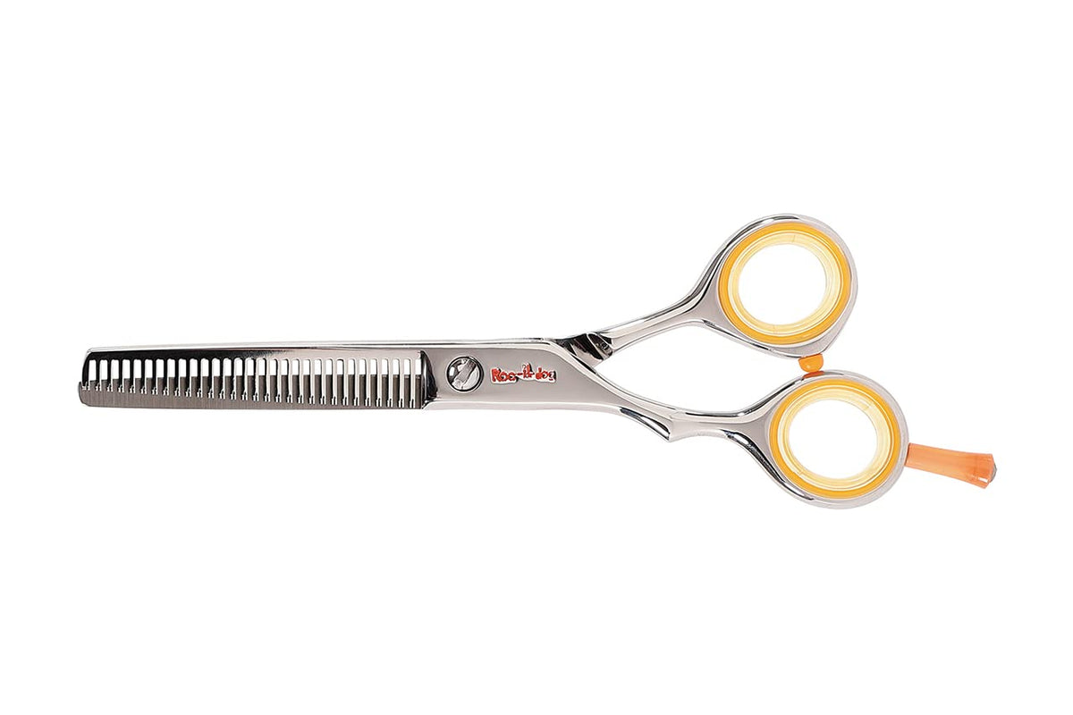 Cricket Centrix Roc-It Dog Rtl 30 Lefty Thinning Shear For Hair Cutting, Texturizing, Removing Bulk, Professional, Left Handed