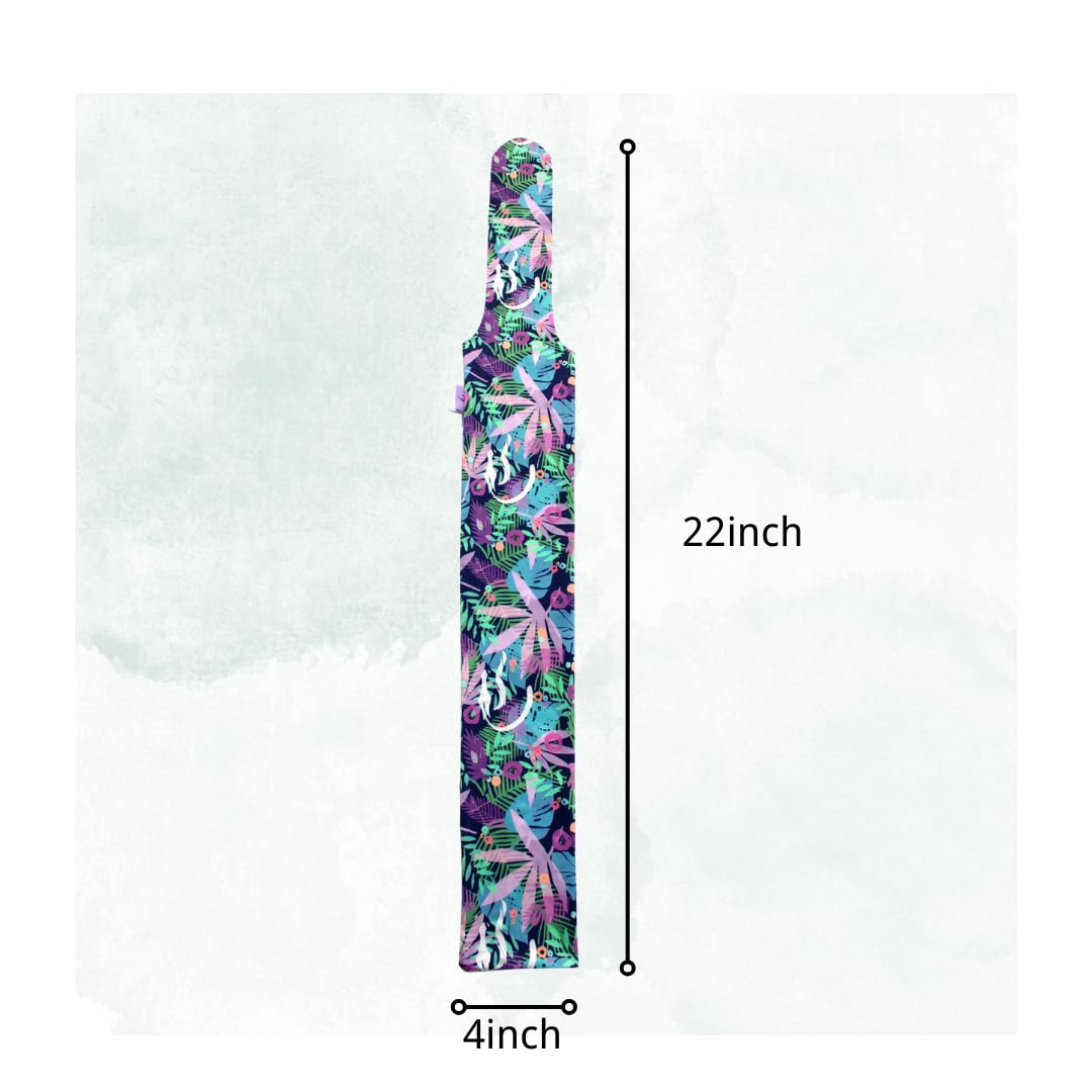 Horzmetnex Horse Tail Bag,Stretch Fabric With Mystic Leaves And Dandelion Patterns, Fits All Tail Sizes, Perfect For Grooming, S