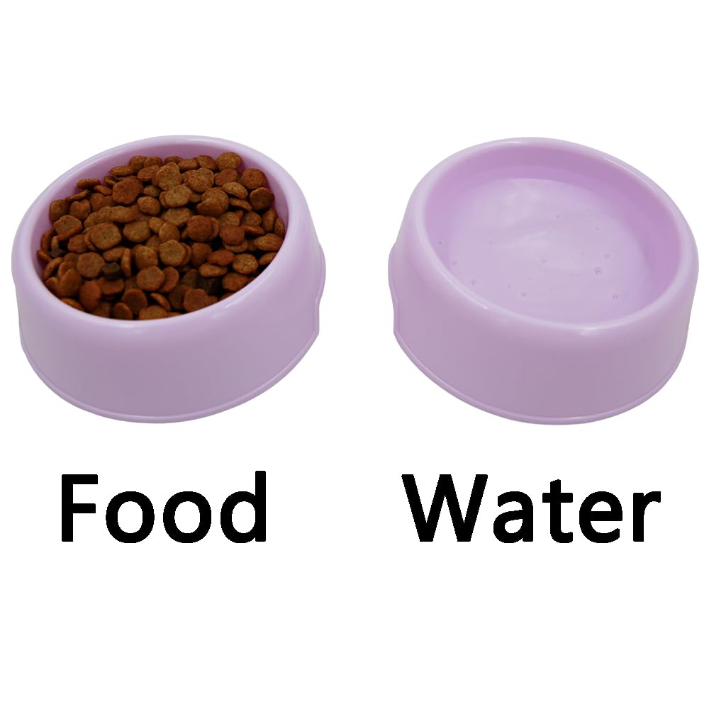 Dog Bowls Cat Bowls (Purple, Small)
