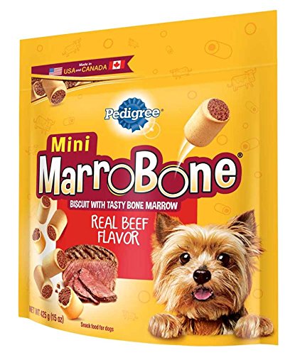 Pedigree Marrobone Treats for Dogs, 15-Ounce Pouches (Pack of 8)