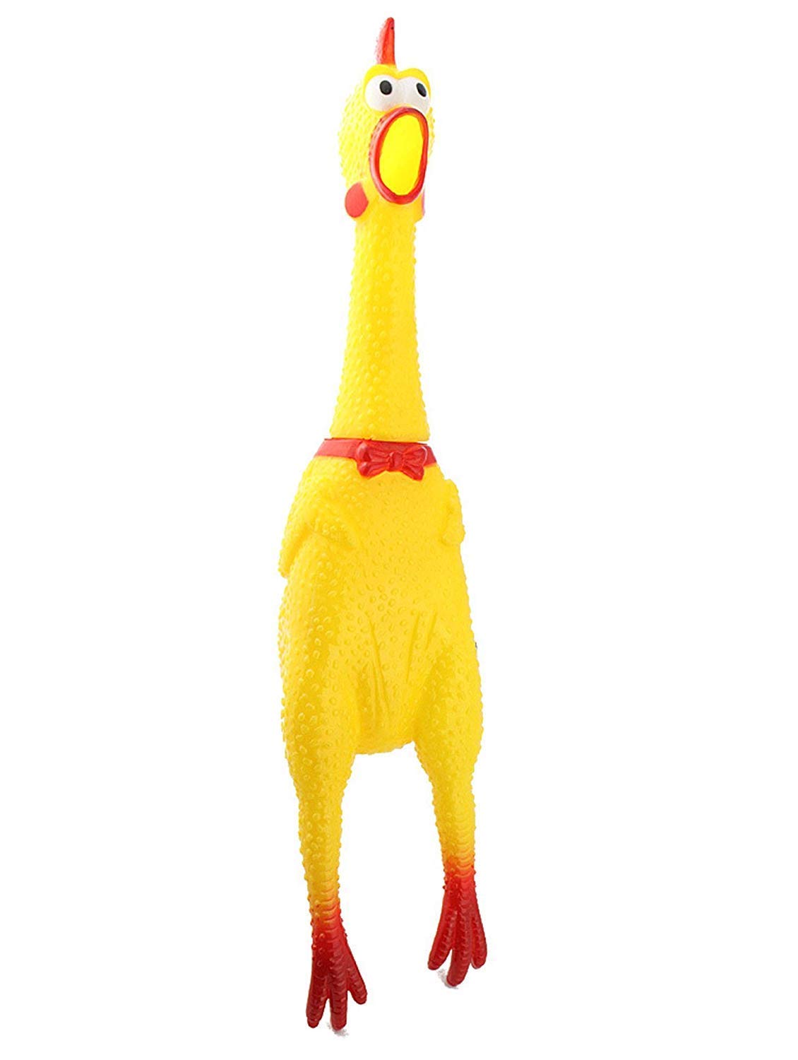 4LEGS Screaming Chicken Squeak Toy Rubber Squeaky Toy for Dog