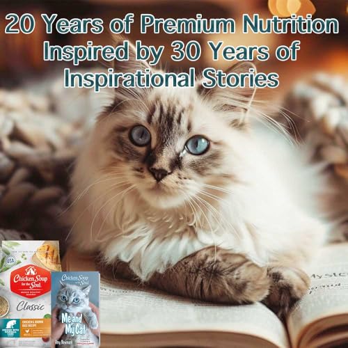Chicken Soup for the Soul All Natural Premium Indoor w/Hairball Care Adult Dry Cat Food, Real Meat First Ingredient, No By-Produ