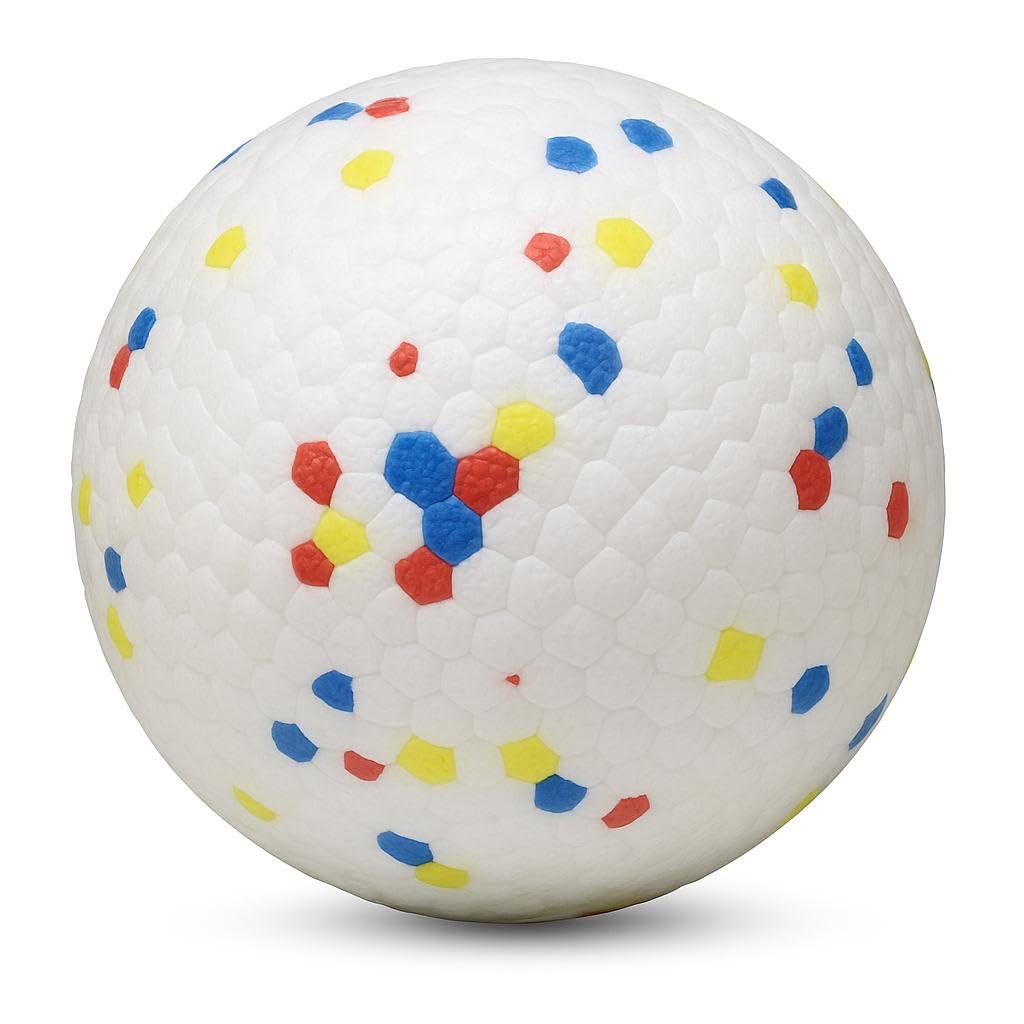 WAGGYTAILS Colorful Lightweight Ball for Dogs (Made in Turkey)  Durable, PetSafe, Chew Resistant Play Toy Safe for All Breed D