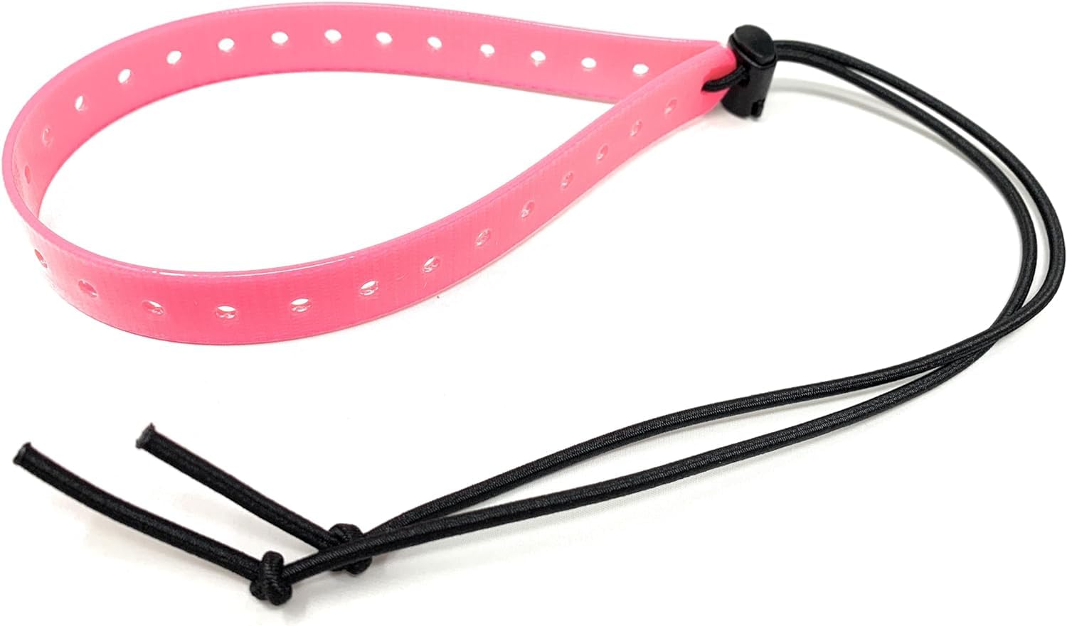 Replacement GPS eCollar with Adjustable Bungee, Multi-Hole Design, and Secure Toggle Closure for Small Dogs (Neon Pink, Small Ne