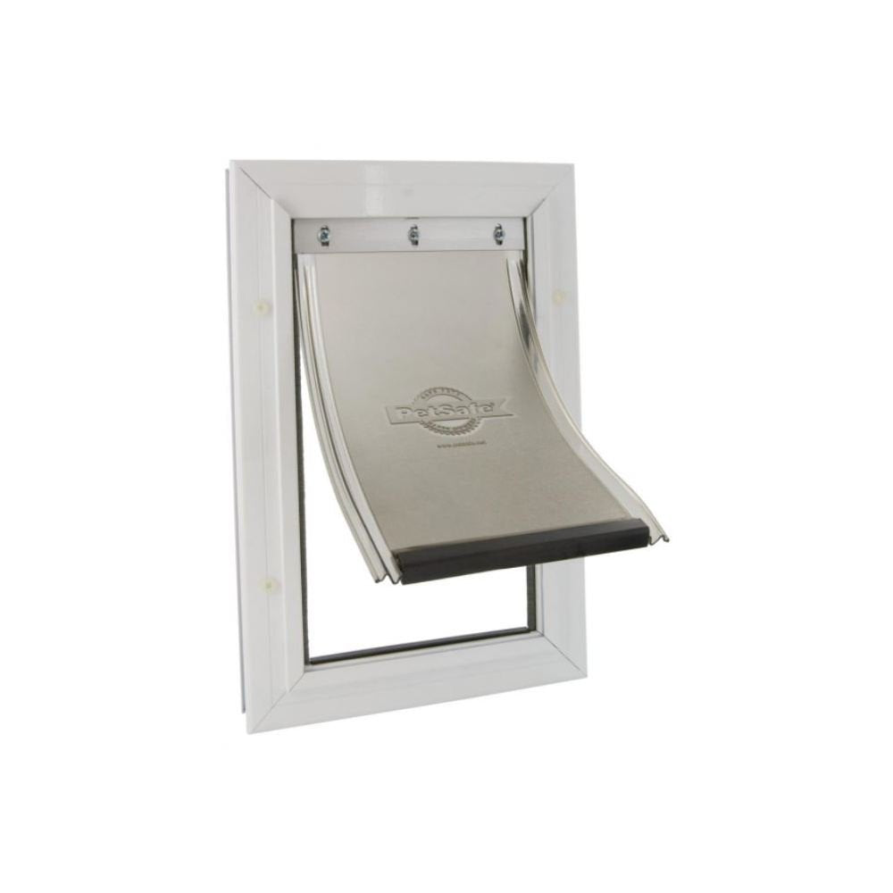 (Staywell) Aluminium Heavy Duty Pet Door (Medium)(White) (620Efs)
