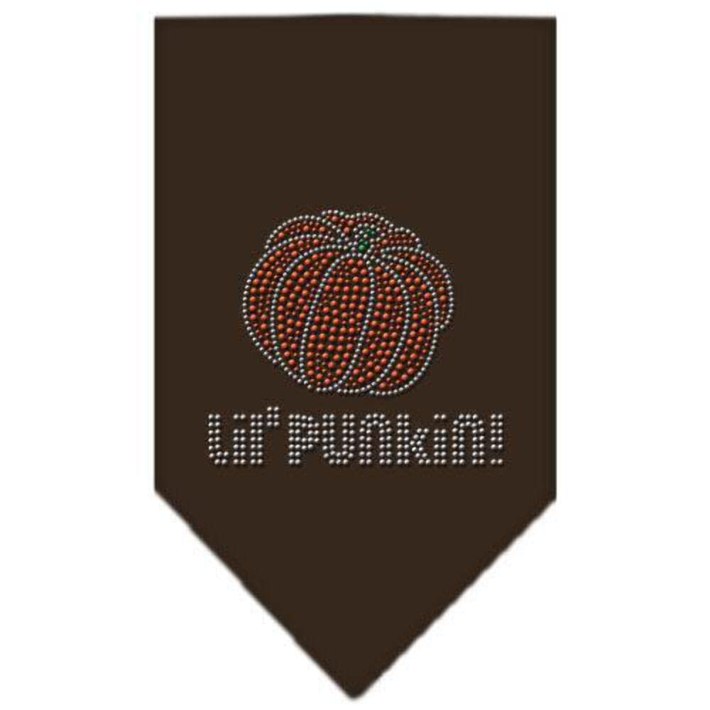Halloween Pet and Dog Bandana Rhinestone, Lil Punkin Cocoa Small