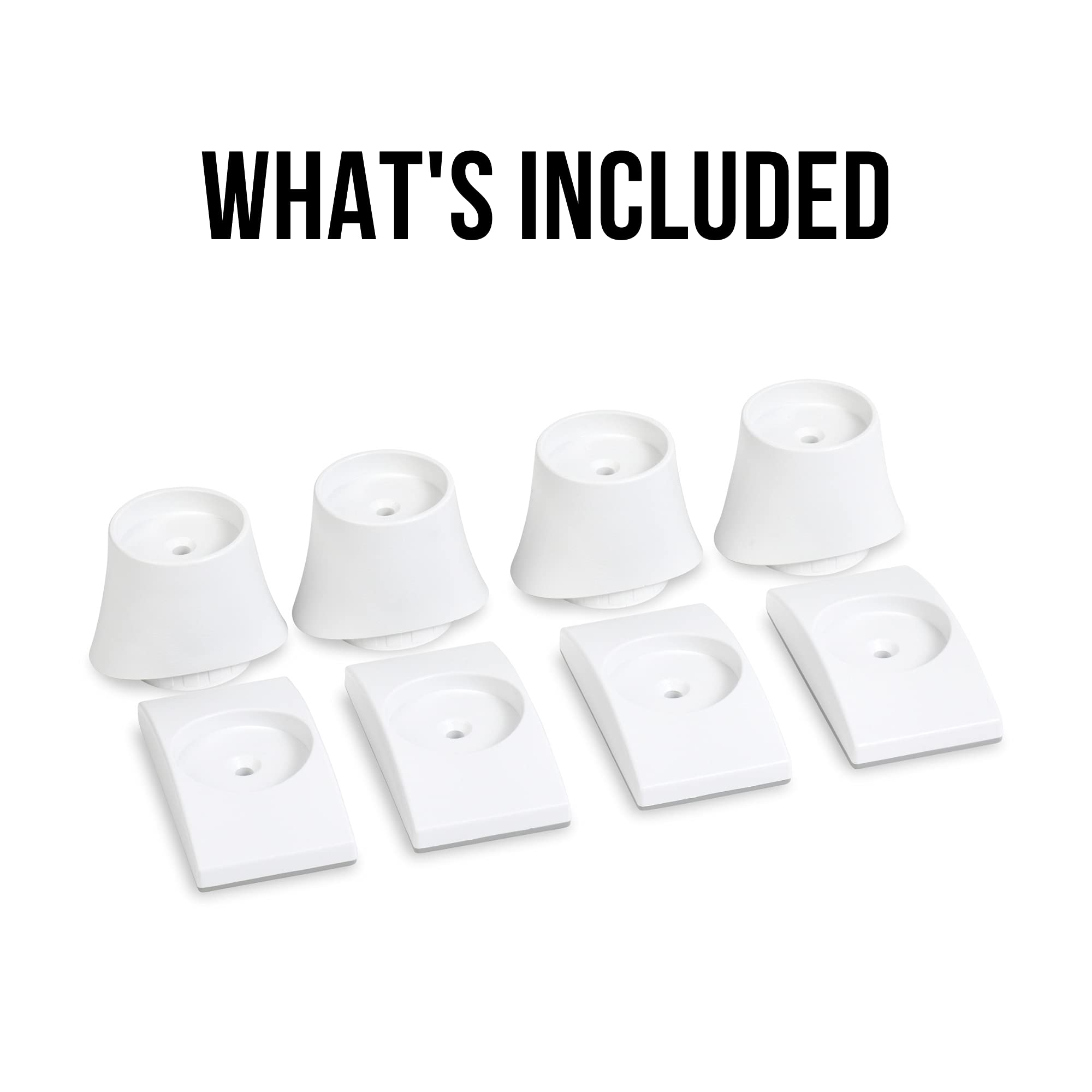 Wall Nanny Extender - 4 Inch Baby Gate Extension Kit (Made In Usa) Extends Pressure Mounted Gates 4 Inches + Protects Walls - For Child, Pet & Dog Gates - Protector (4 Pack)